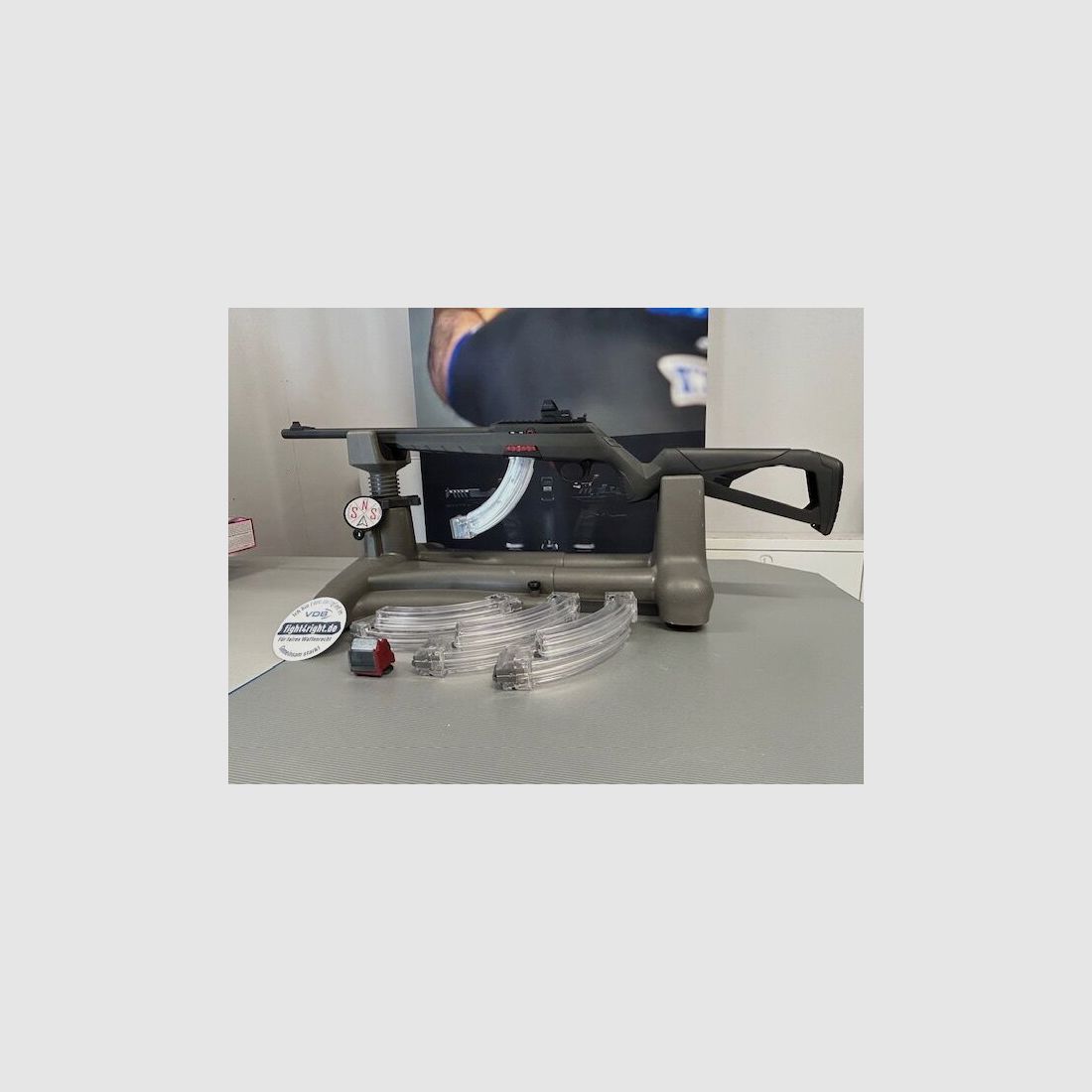 Treuil Winchester. Filetage Wildcat