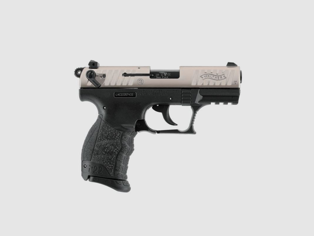 Walther Pistola Segnaletica P22Q Finitura Nichel 9mm PAK, immagine 8 di 14