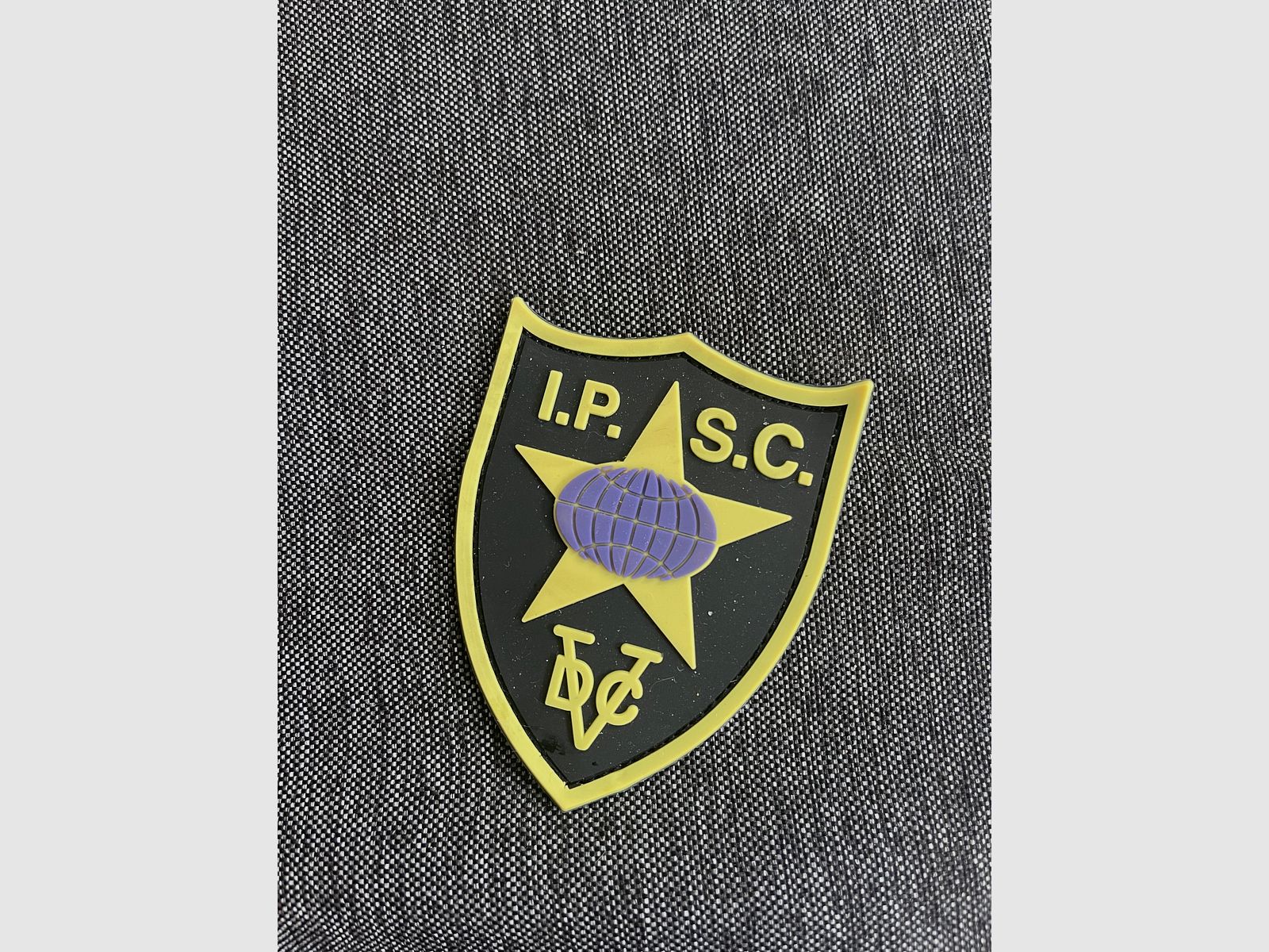IPSC Patch con velcro in plastica