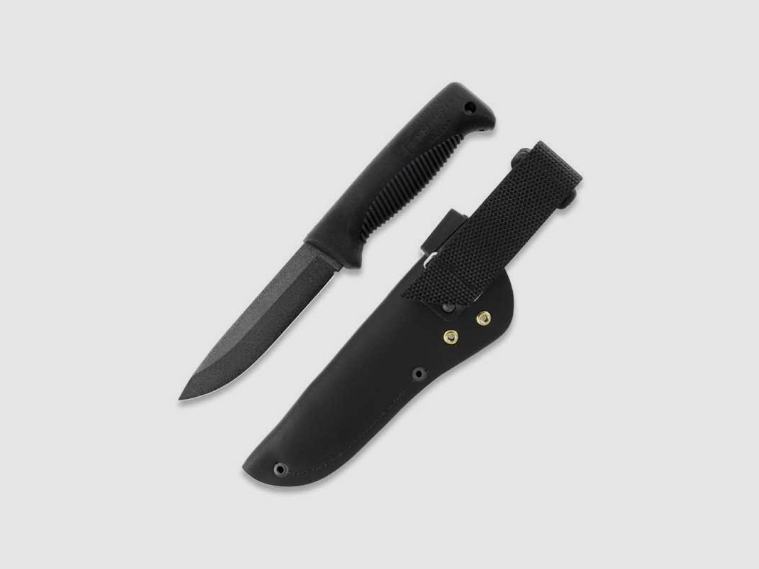 Peltonen Knives M07 Ranger Puukko Sissipuukko FJP003 PTFE Beschichtung Lederscheide schwarz