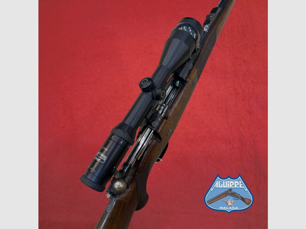 Repetierbüchse Zanardini graviert Kal. .416 Rigby + Zielfernrohr Schmidt & Bender, Bild 8 von 12