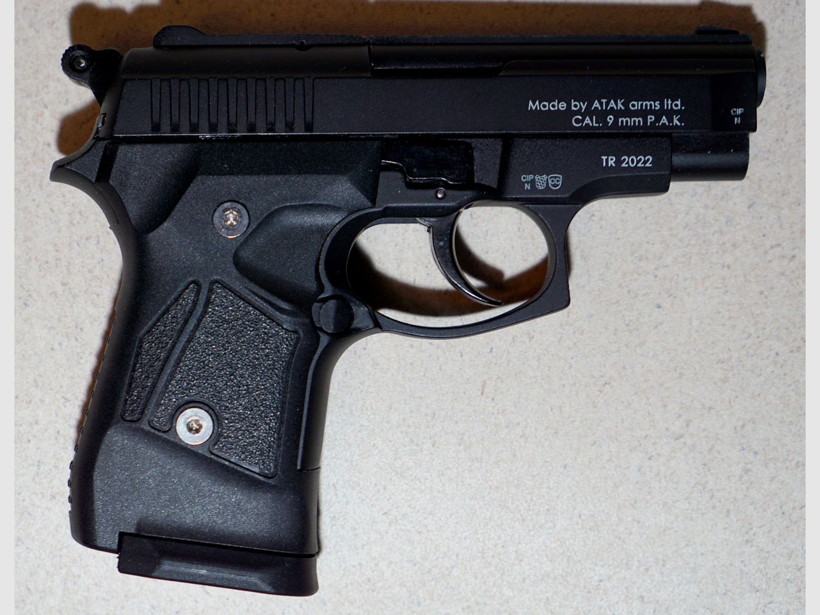 Zoraki 914 brüniert Schreckschuss Pistole 9mm P.A.K. neuwertig!