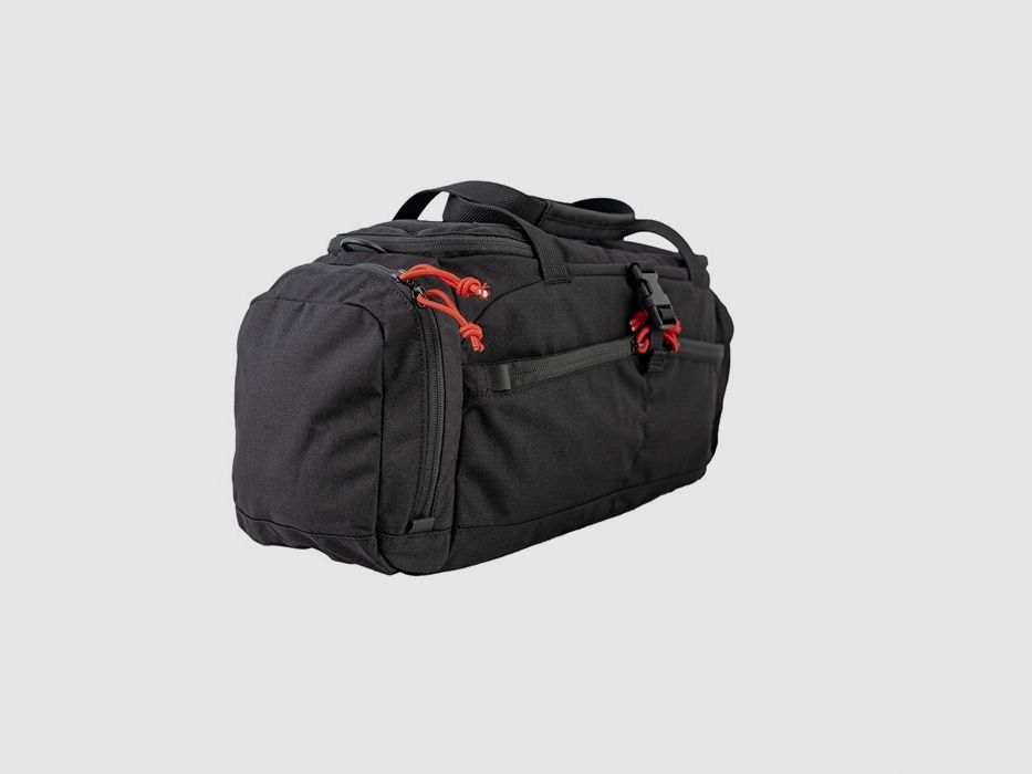 GREY GHOST GEAR borsa da tiro nera con tiranti rossi, immagine 7 di 7