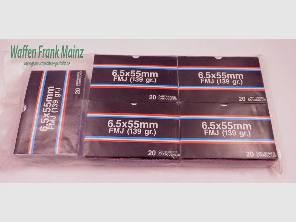 PPU/Prvi Partizan 139gr FMJ, Century 6,5x55, Bild 2 von 2