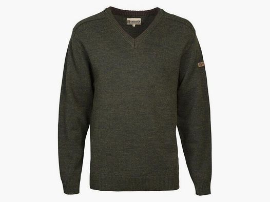 Hunting Sweater Percussion V-Neck Iceland Khaki