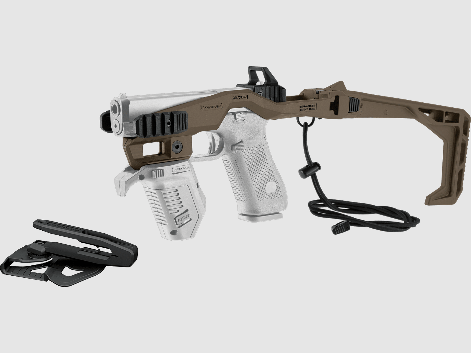 Recover 20/20N Stabilizer Basiskit Level 2 für GLOCK, inkl. Holster