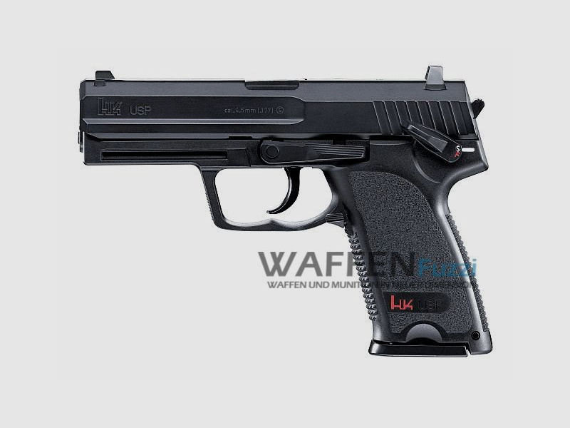 Heckler & Koch USP CO2 Pistole 4,5 mm BB, brüniert