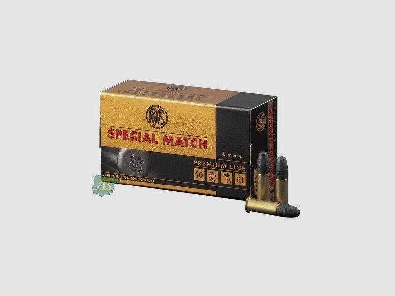 Büchsenmunitie handwapen RWS .22 LR SPECIAL MATCH