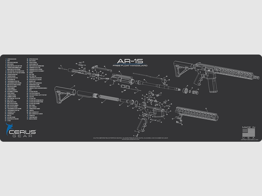 Cerus Gear Reinigungspad Spalt Colt AR15, Bild 1 von 2