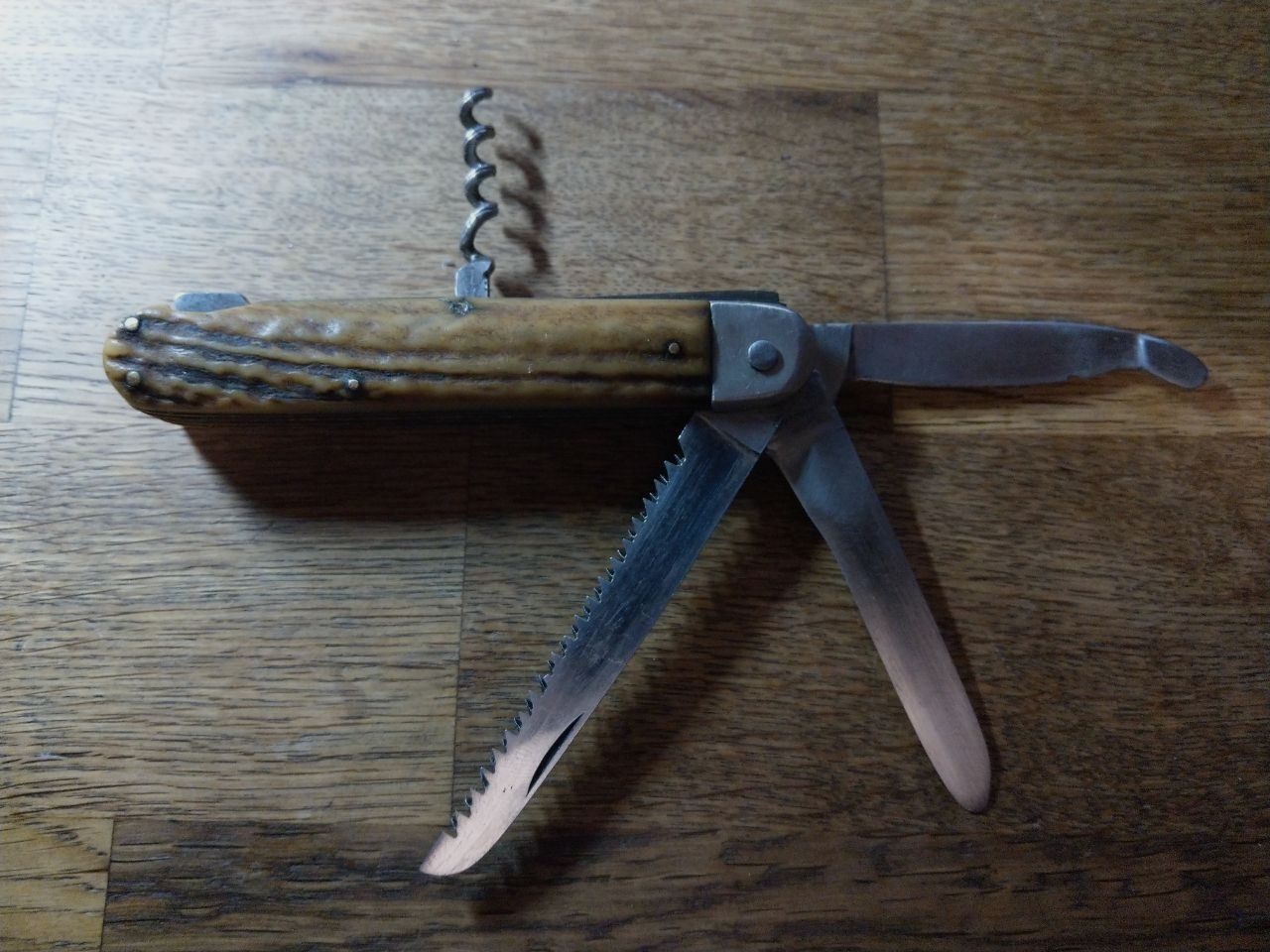 Jagdmesser Hirschhorn von der Firma Anton Winger aus Solingen