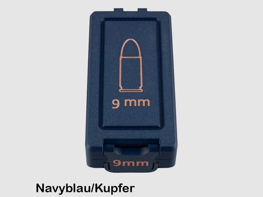 Munitionsboxen mit Entnahmehilfe Patronenbox in vielen Kalibern für Kurzwaffen