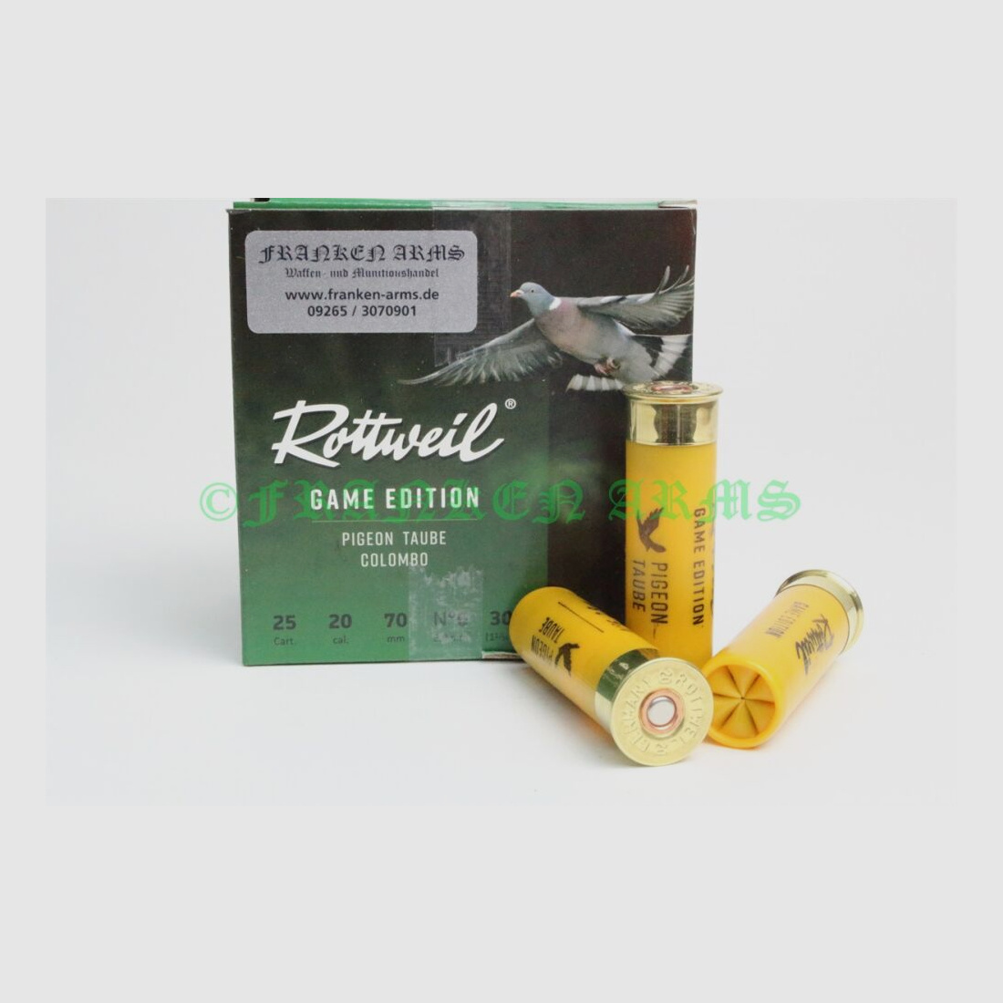 Rottweil Game Edition Taube 20/70 2,8mm 25Stück Staffelpreise