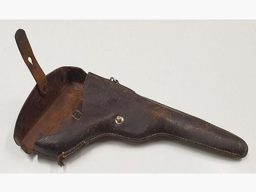 Schweizer Ordonanz Armeeholster / Lederholster Parabellum Pistole 1900/06 W+F Pistole 06/24 Holster