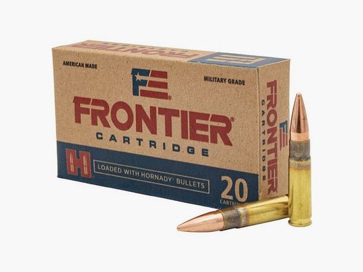 HORNADY FR400 FRONTIER AMMO .300 BLACKOUT 125GR FMJ 20/200