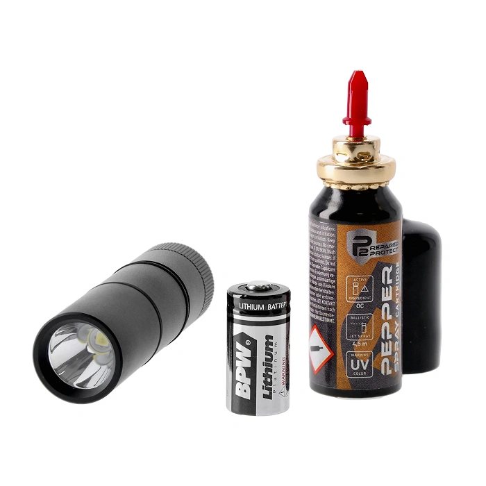 P2P PGS II KIT pepper spray launcher with flashlight, black-orange (2.2058-1), image 11 of 12