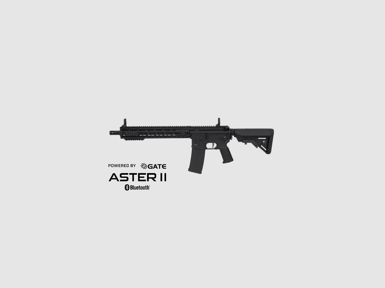 SA M4 URG-I M-LOK 14" (SA-P30 PRIME™ Aster II ETU BLDC™) Rifle Airsoft Libre a partir de 18 - Negro -F-