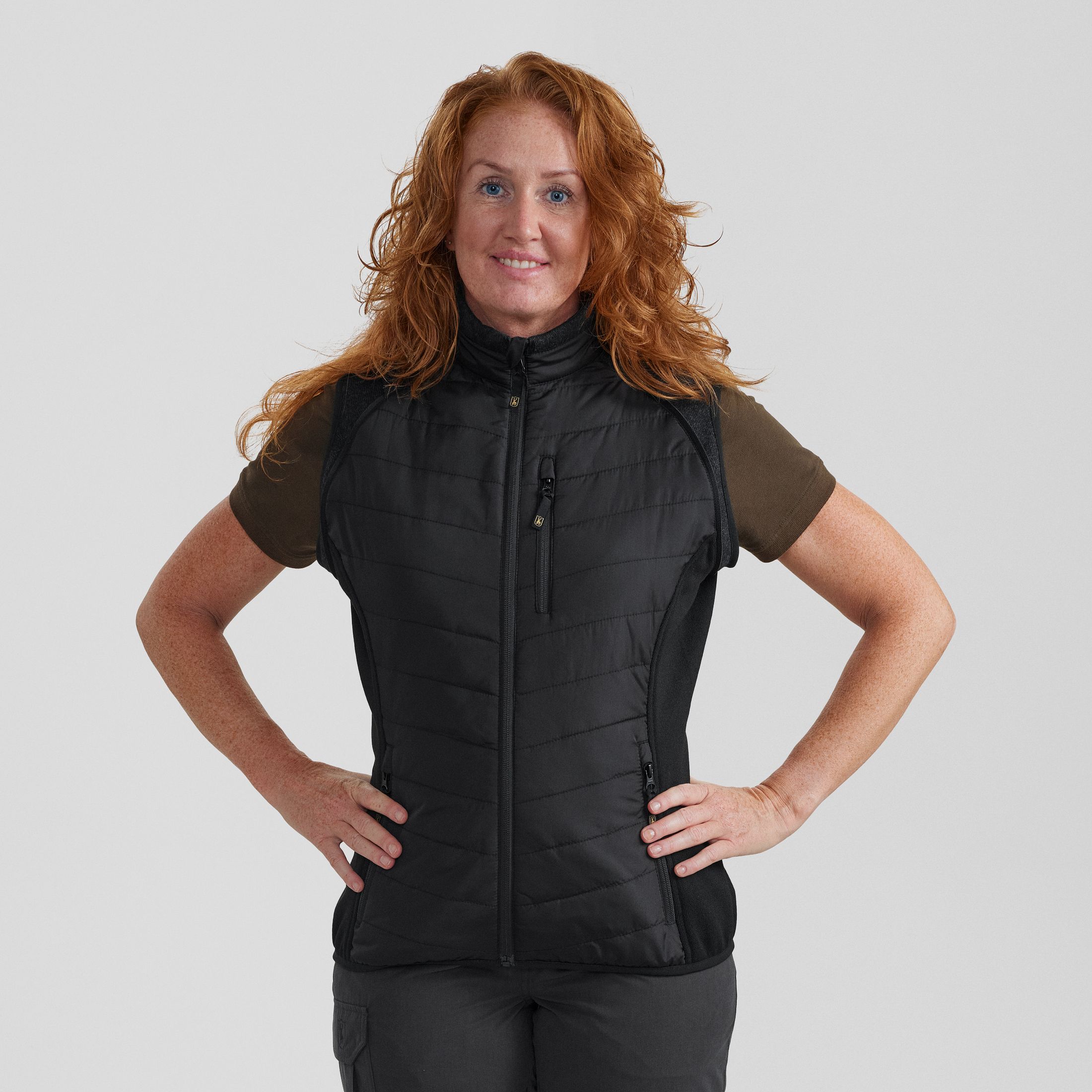 Lady Moor Zip-Off Jacke - Black – Kleidergröße Damen: 40