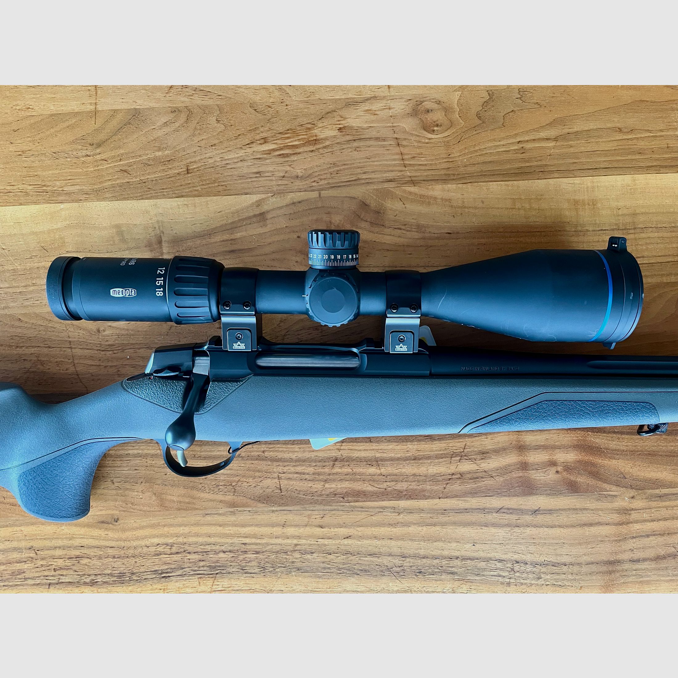 Sako 90 Finnlight Noir .308Win LL51cm avec silencieux Stalon X108