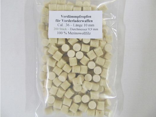 Dämmfilze trocken .36 Stärke 10mm