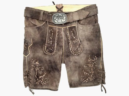 Spieth & Wensky Petersberg pantalones cortos de cuero de acero