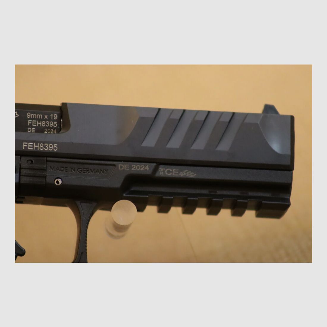 Walther Pistole PDP Full Size V2 – 5" OR, 20 Schuss 9mmLuger, mit 2 x 20 Schuss Magazin u. Magazintrichter