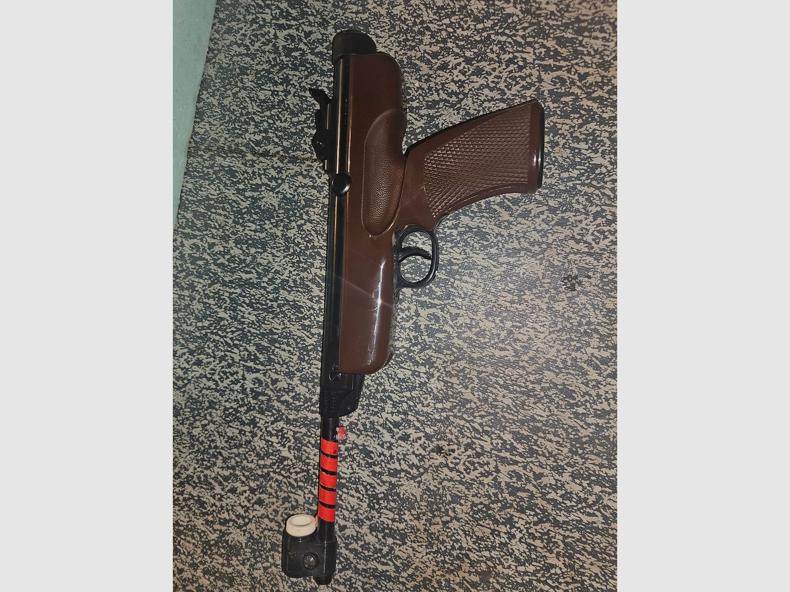 Diana Mod. 5 pistola de aire – Estado de coleccionista impecable en OVP + óptica Bushnell + accesorios