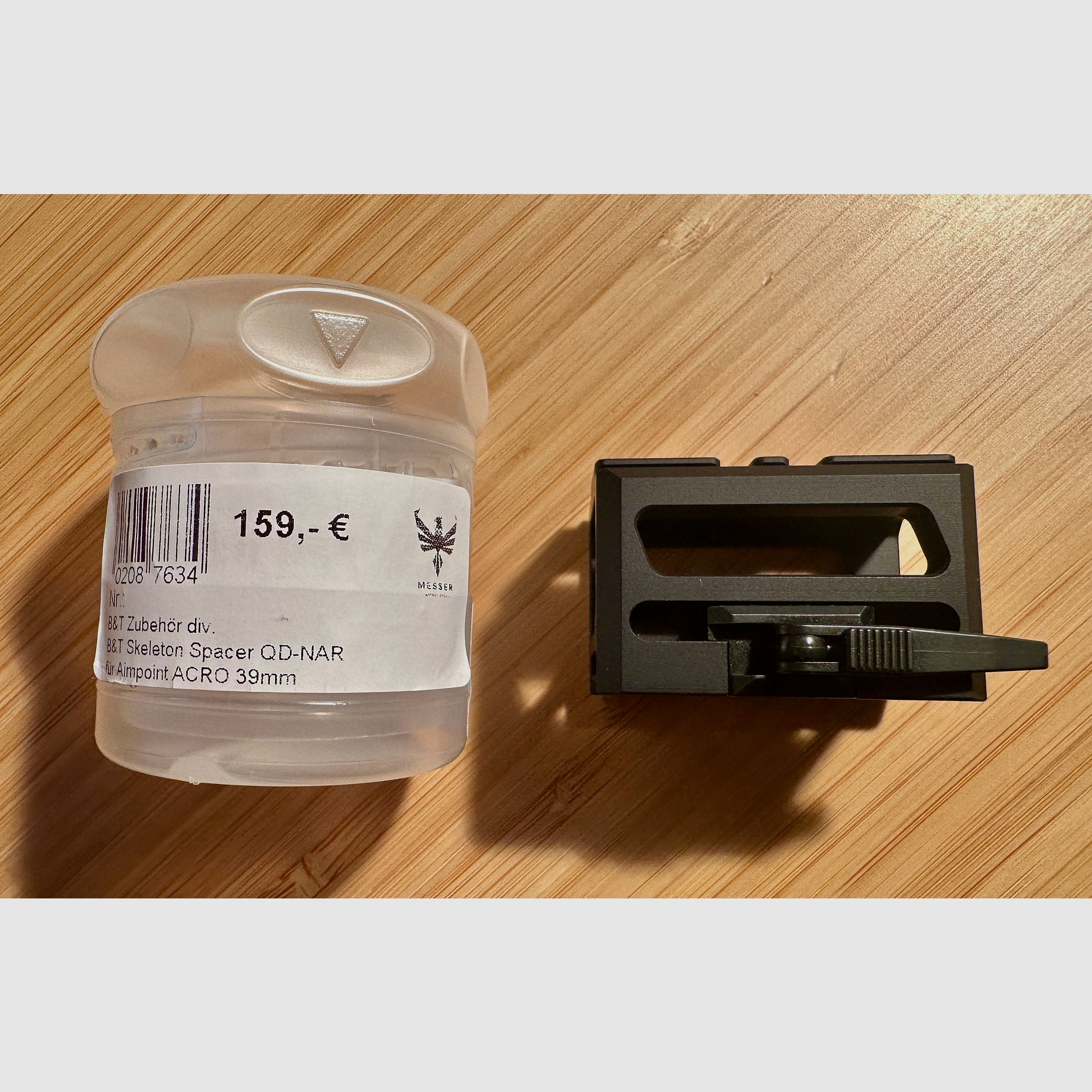 Montaje B&T Skeleton QD para Aimpoint ACRO altura de 39 mm (BT-212566)