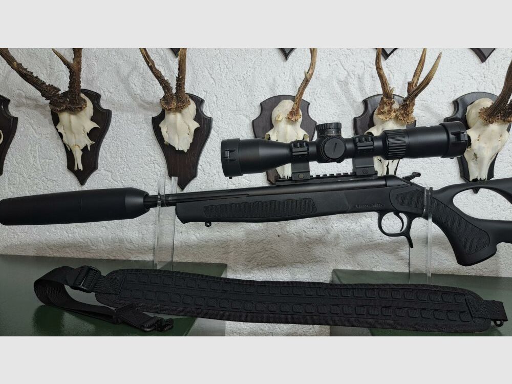BERGARA Bergara TD 13 Lochschaft Schwarz + Zielfernrohr + Schalldämpfer