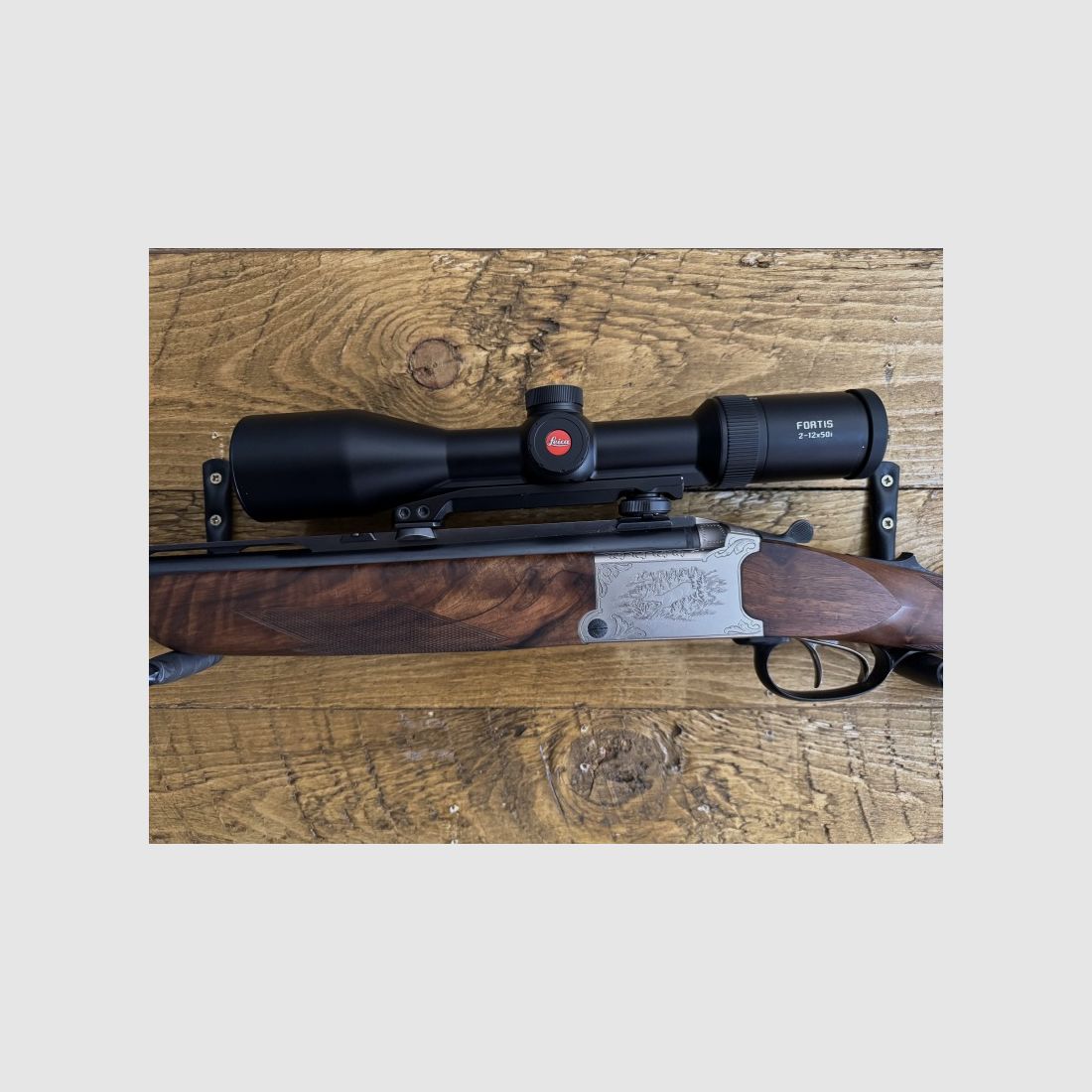 Krieghoff Ultra Bockbüchsflinte BBF 5,6x50R Mag. 20/76 inkl. Leica Fortis 2-12x50