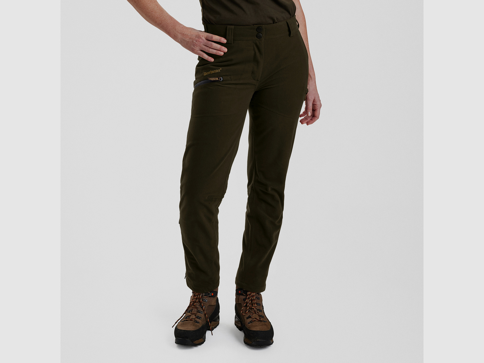 Lady Gabby Stiefelhose - Peat – Kleidergröße Damen: 48