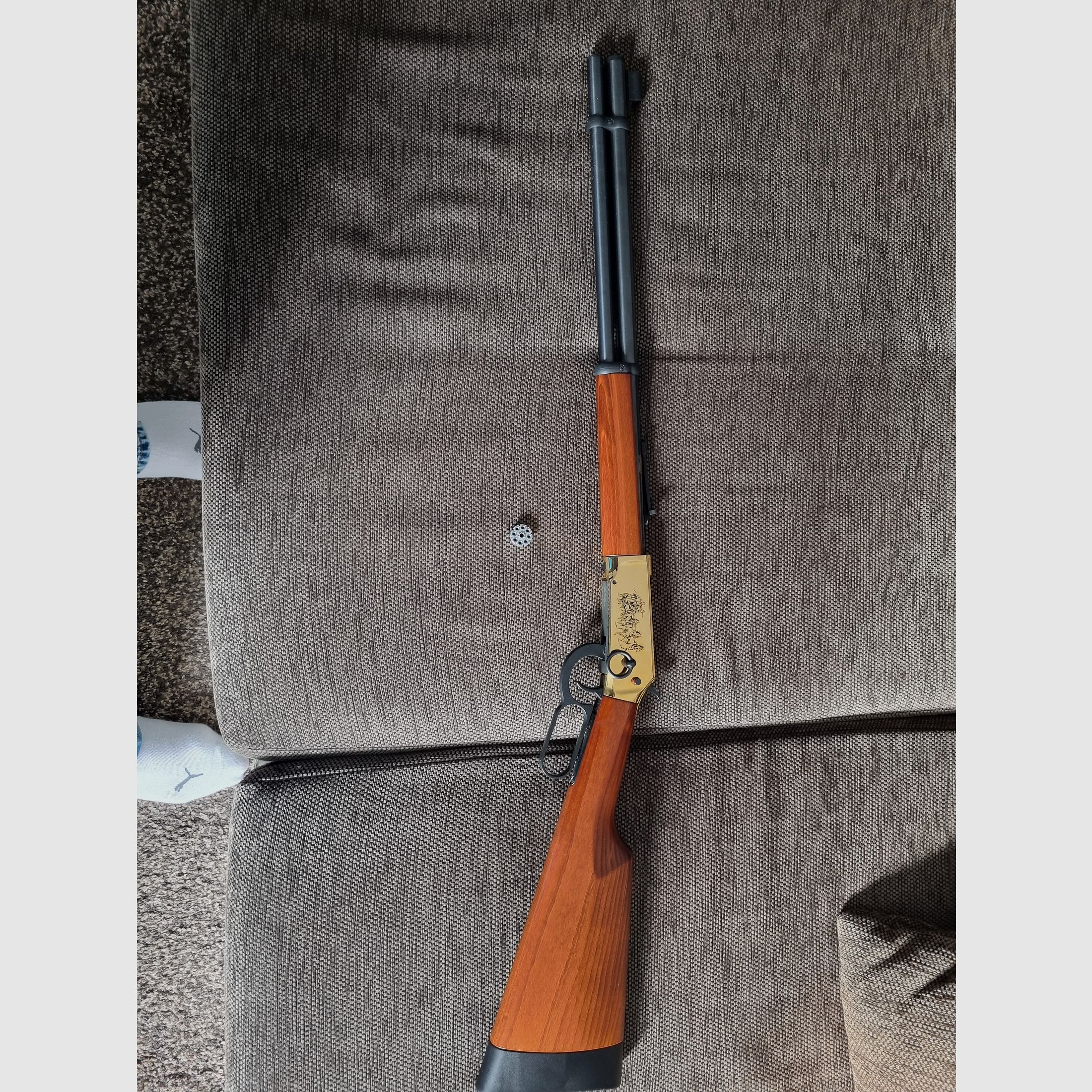 Walther Lever Action Wells Fargo lungo 4,5 mm Diabolo fucile CO2 versione da 88 grammi (P18)