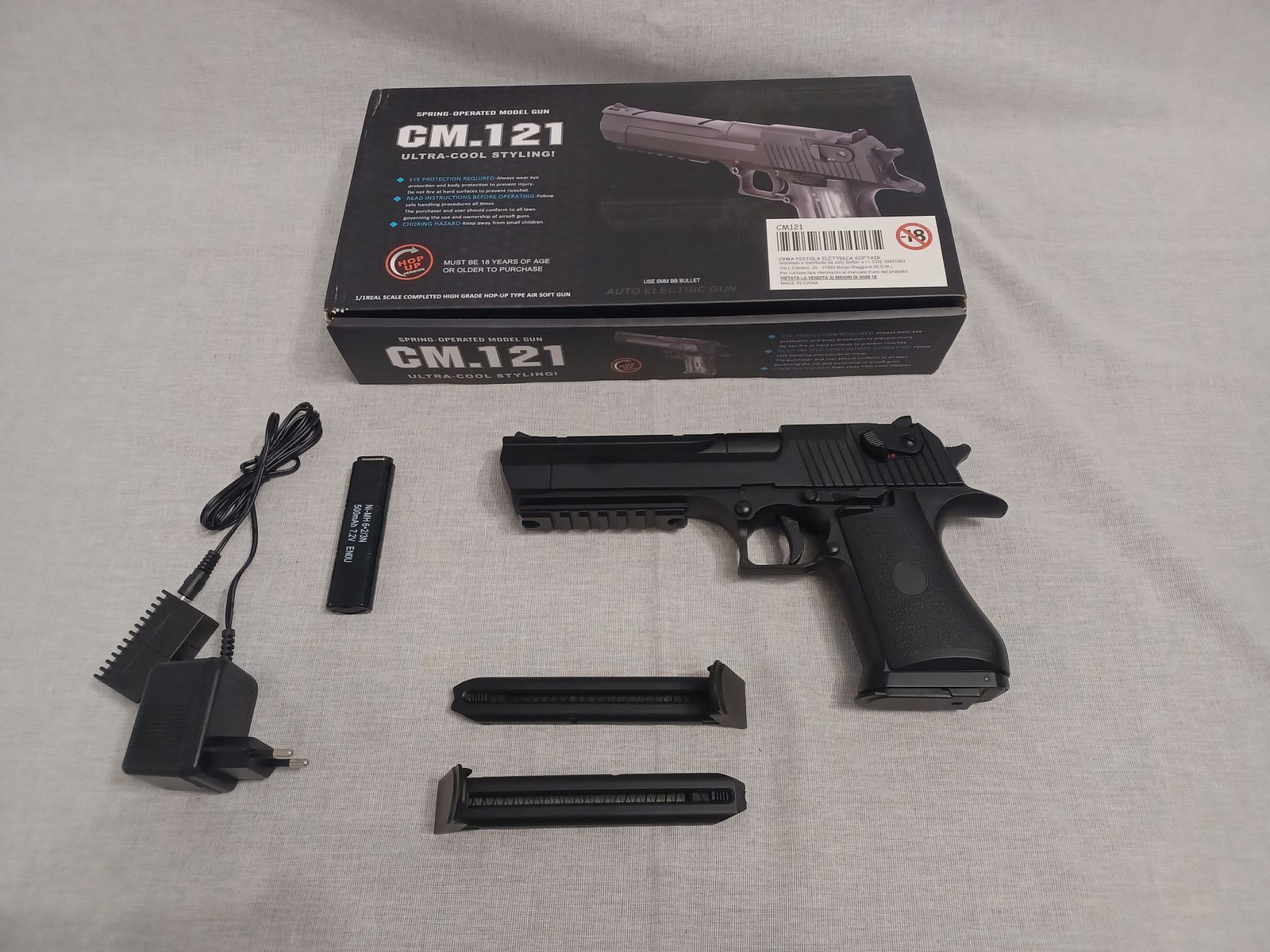 Israel Eagle .50 AEP / Desert Eagle / 6 mm BB / Airsoft / Pistol / Original Packaging (164)
