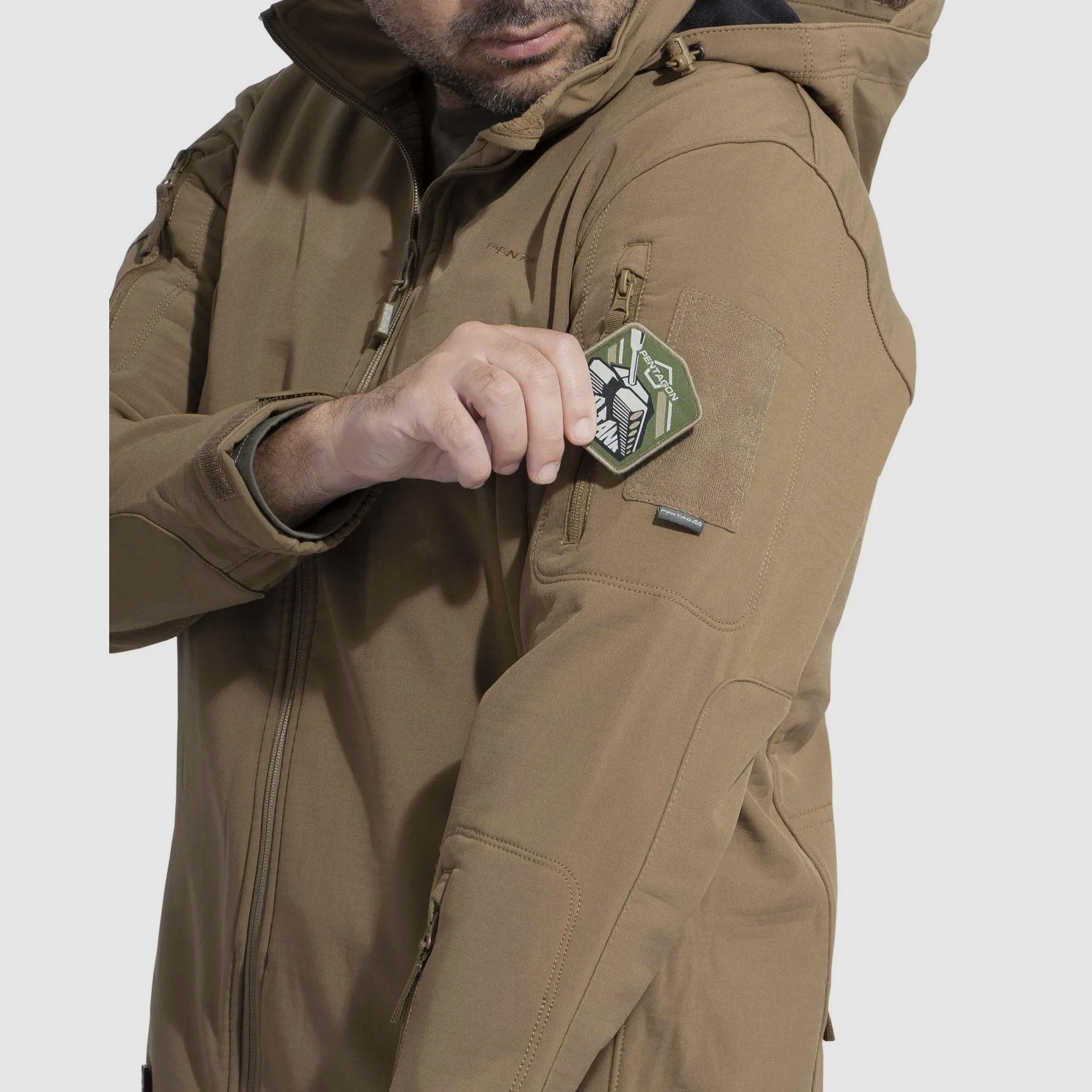 Artaxes softshelljack (Coyote) Pentagon, afbeelding 4 van 7