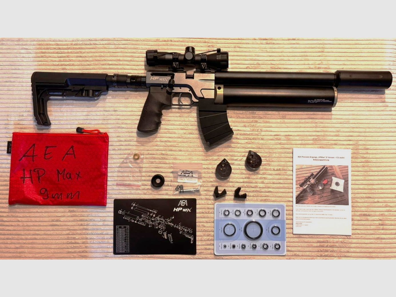 AEA HP Max 9 mm like new lots of accessories fair price!