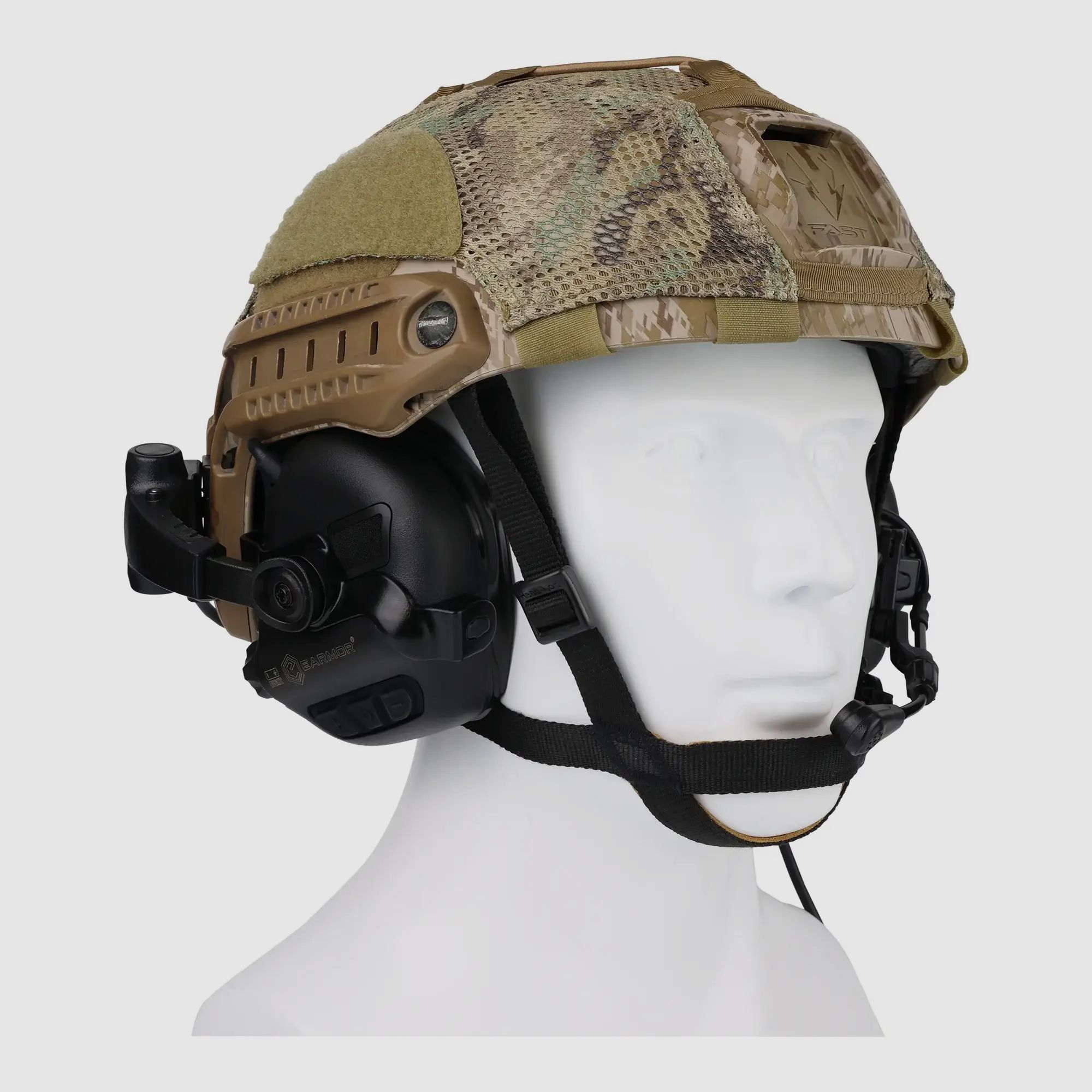 EARMOR EARMOR Aktivgehörschutz M32X PLUS Set - Schwarz