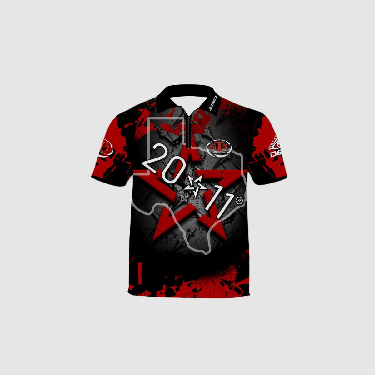 DED STI 2011 Red Edition T-Shirt, Größe: M, Benutzerdefinierter Name: Mit Benutzerdefiniertem Namen, Kleidungstyp: Damen, Bild 1 von 3