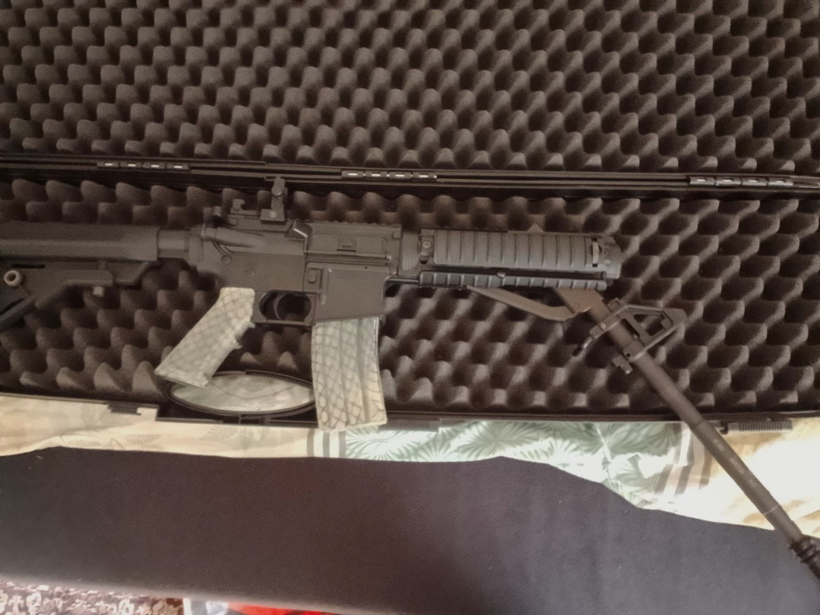 M4 Carbine Kipplauf 4,5mm + Tasche