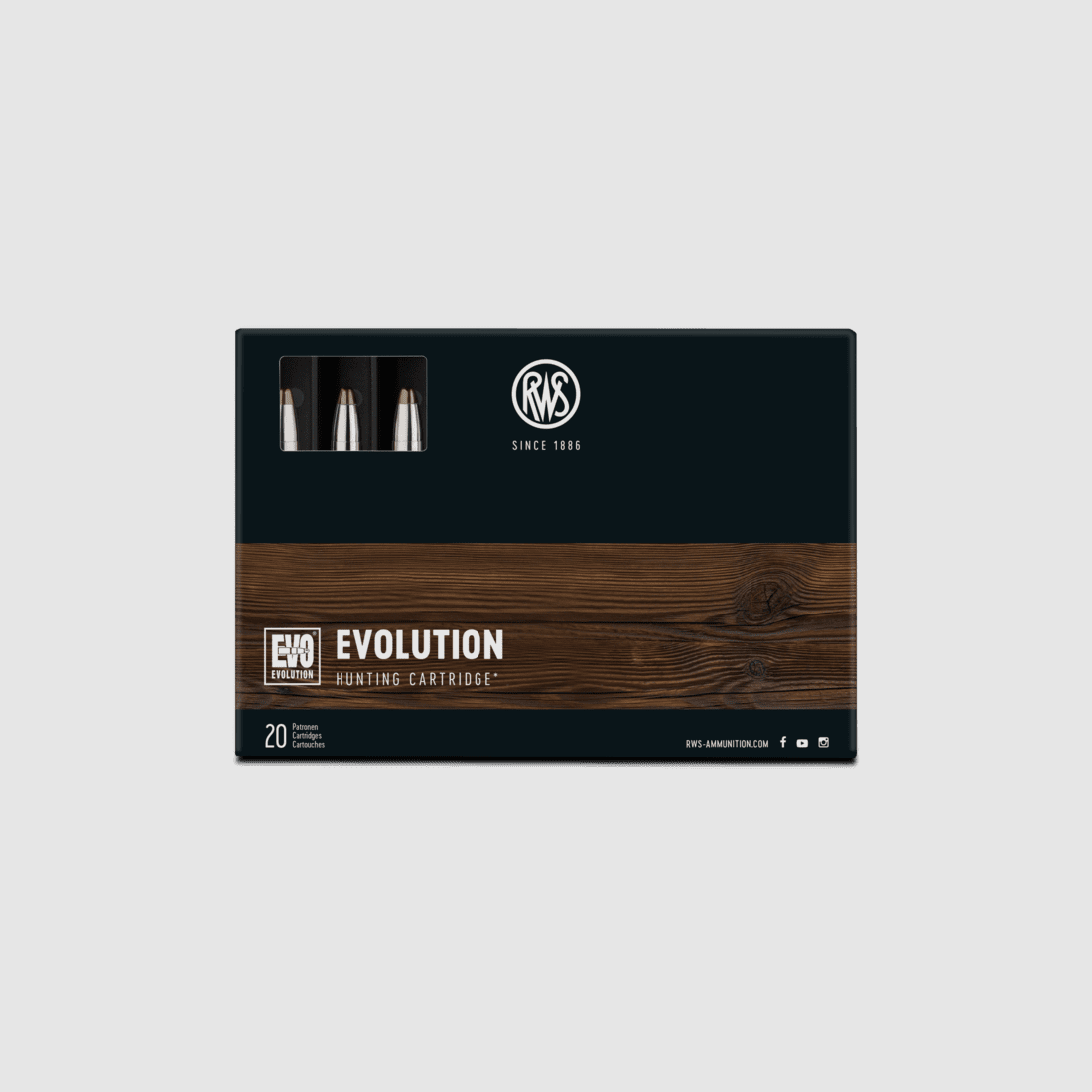 RWS 8x68 S Evolution 201 gr. - 20 Stk.