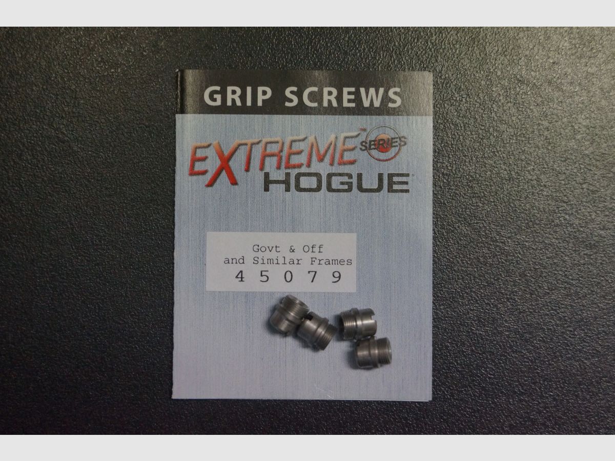 Hogue Grip Screw Stainless Mutter 1911