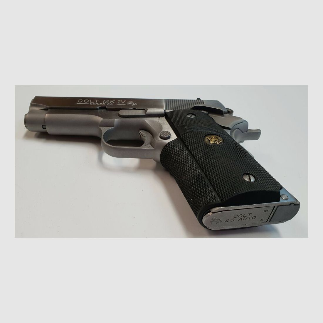 Colt Sehr Selten! Kompakte Pistole US Colt 1911 MK IV Series Officers ACP Stainless