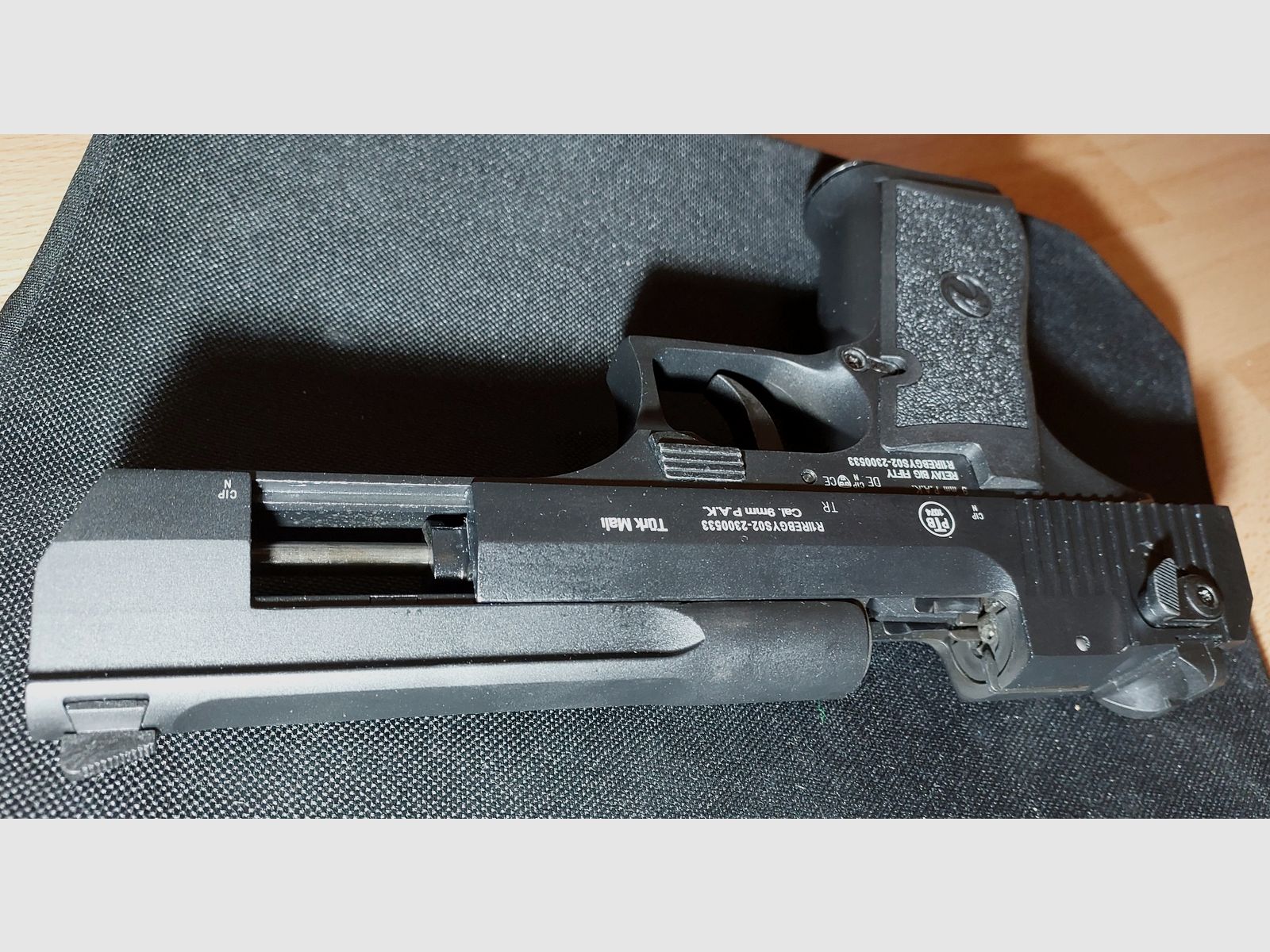 Retay Big Fifty Schreckschusspistole 9mm P.A.K. brüniert (PTB 1074)