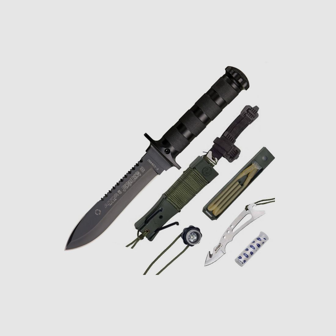 Aitor Jungle King II Black Messer, Survivalmesser, berlebensmesser