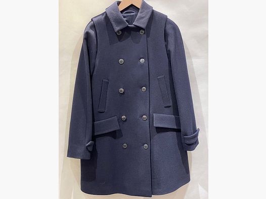 Maximilian Johanna cappotto Loden in blu scuro