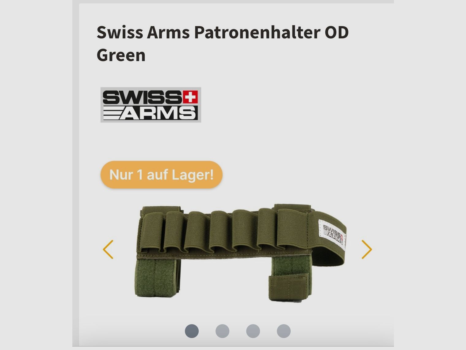 Swiss Arms Shotgun Buttstock 