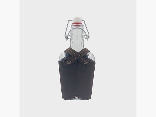 AKAH – Trinkflasche Glas Umledert Pullup 77951000