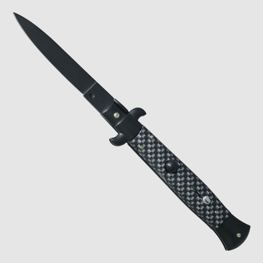 Springmesser Carbonfiberlook schwarz