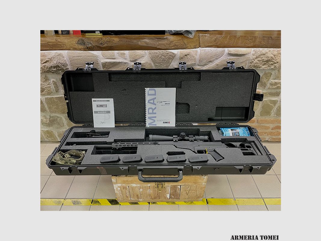 RIFLE – BARRETT MRAD CAL. 338 LAPUA MAG 26″ SMR BLK MIL-SMU, image 7 of 7