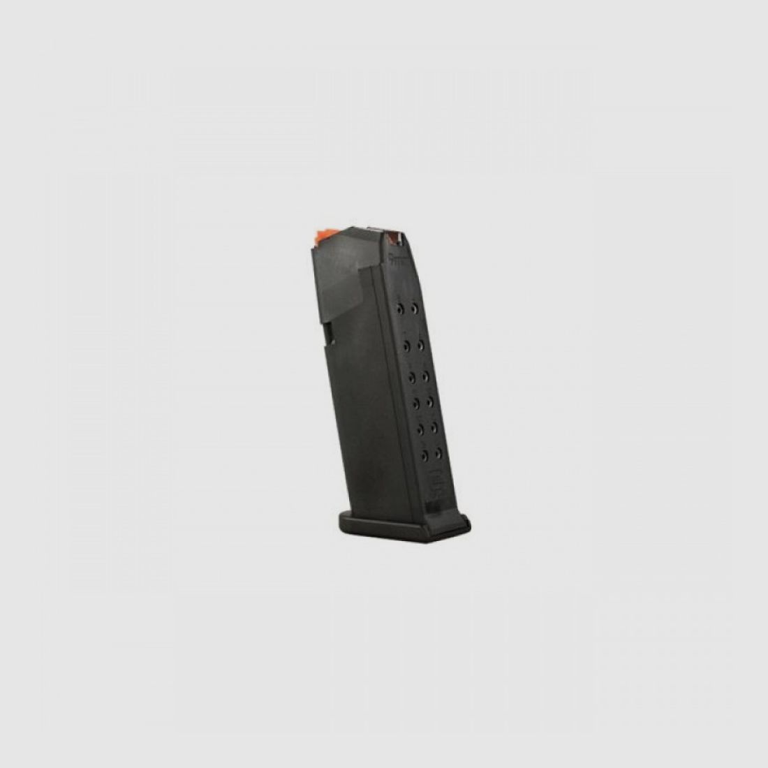 Glock Magazin G19, 15 Schuss, Zubringer orange