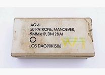 Munizioni per pistole Dynamit Nobel / a salve 9mm Luger / Parabellum / 9x19