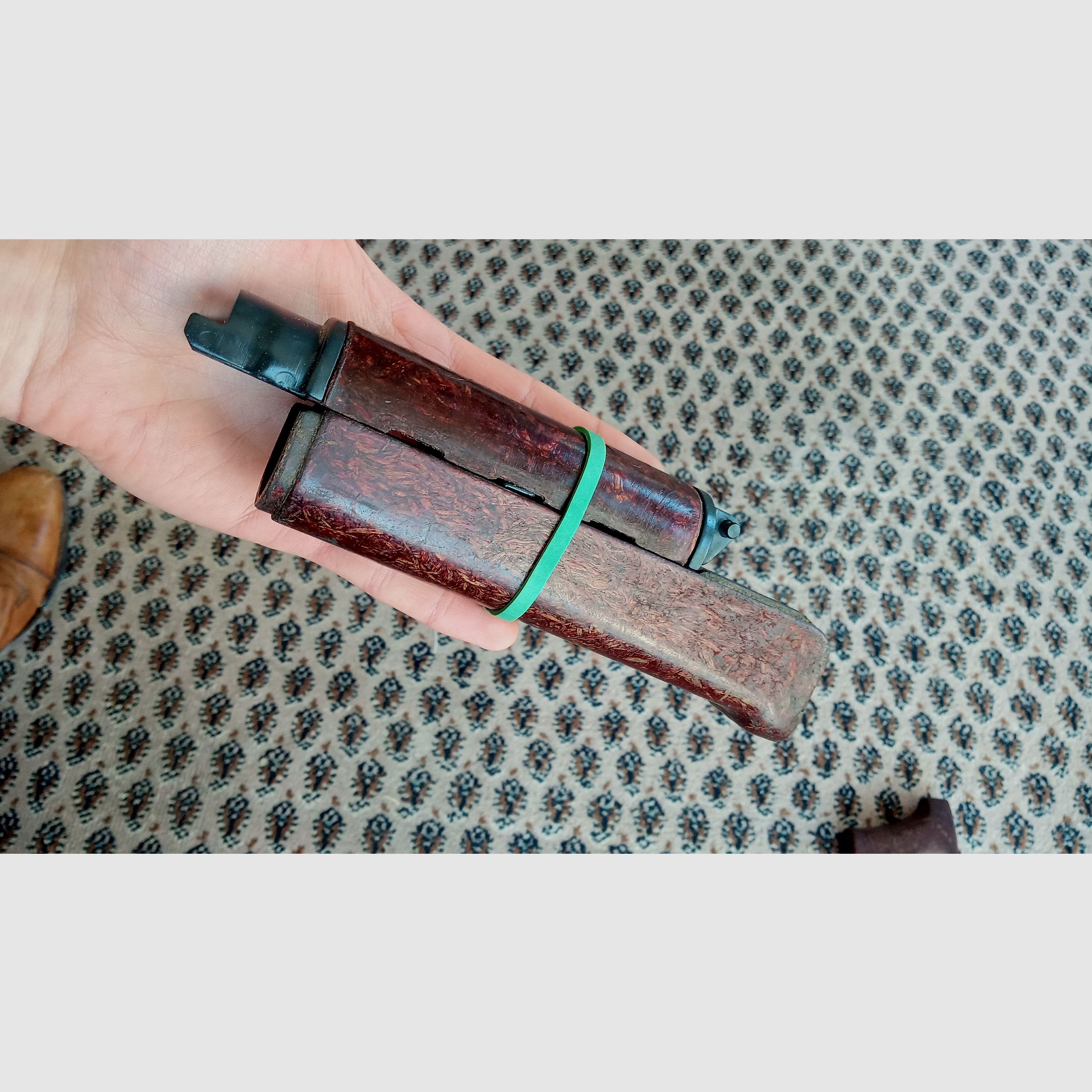 Original VZ.58 "Beaver Barf" Bakelit Handschutz und Griff / auch geeignet für CSA Sporter / Set #1